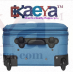 OkaeYa Safari Fabric 66 cms Blue Soft Side Suitcase (RAIL 2W 65 BLUE)